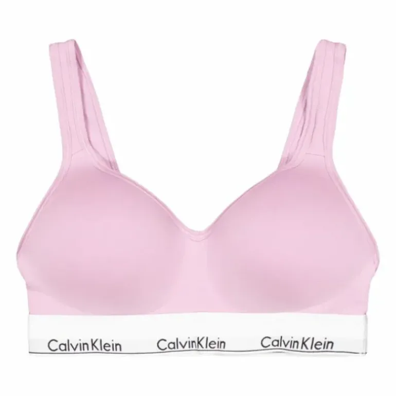 Modern Cotton Lift Bralette Purple