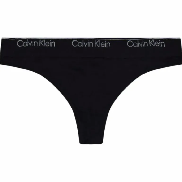 Modern Seamless Thong Black
