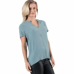 Molly Ss V-Neck Green