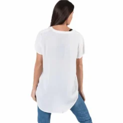 Molly Ss V-Neck White