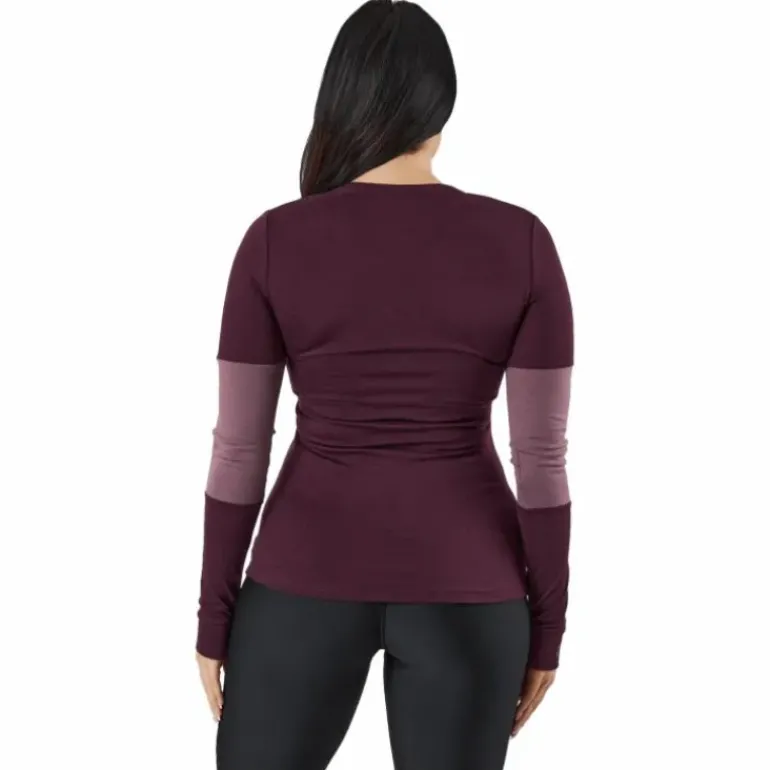 Mons Royale Cornice Long Sleev Wine Red