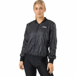 Motion Bomber Jacket Embossed Monogram/white