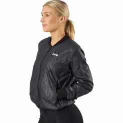 Motion Bomber Jacket Embossed Monogram/white