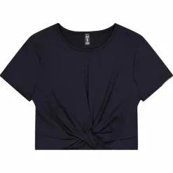 Motion Crossover Crop Ss Black