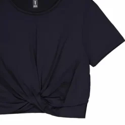 Motion Crossover Crop Ss Black