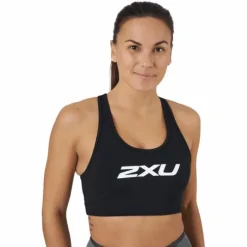 Motion Racerback Crop Black/white