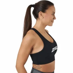 Motion Racerback Crop Black/white
