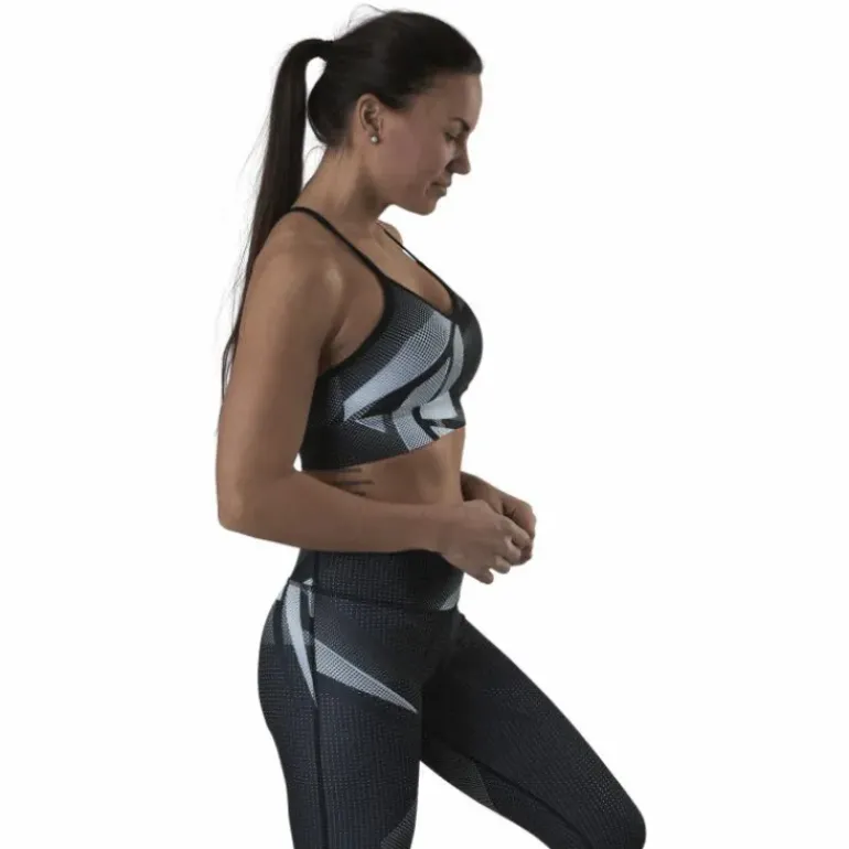 Myt Aop Tri-Back Bra Black