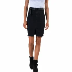 Nala Mw Pencil Buckle Skirt Black