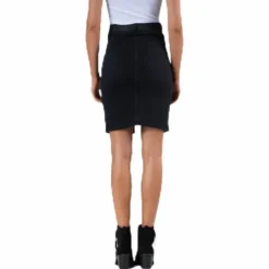 Nala Mw Pencil Buckle Skirt Black
