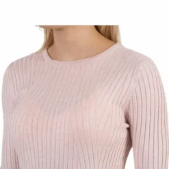 Natalia L/S Rib Pullover Knt Red