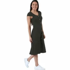 Nella S/S Dress Jrs Green
