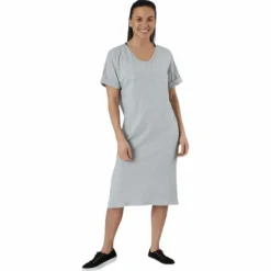 Neora Ss Fold Up Dress Grey