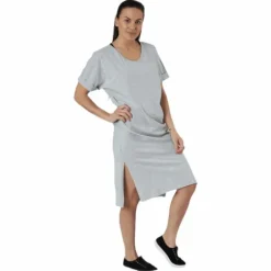 Neora Ss Fold Up Dress Grey