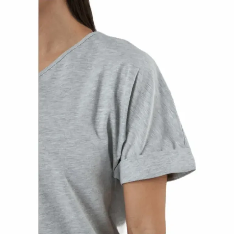 Neora Ss Fold Up Dress Grey