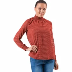 New Kayla L/S Top Red