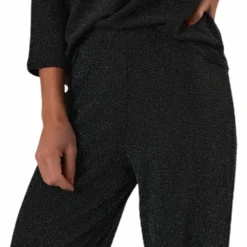 New Queen Glitter Pant Jrs Black