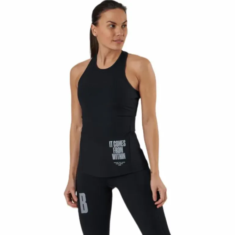 Night Rib Tank Black