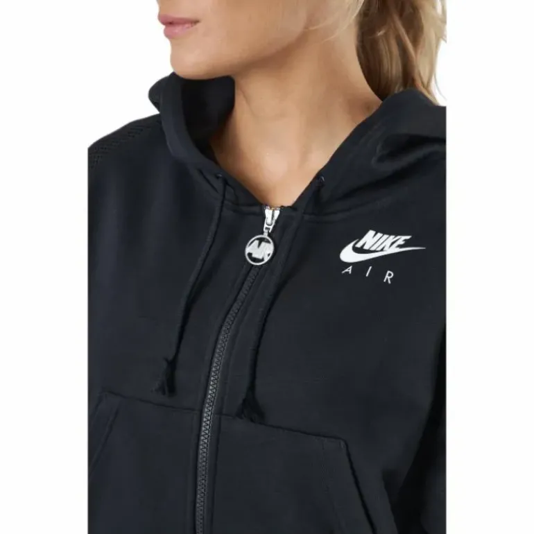 Nike Air Women's Full-zip Flee Black/black/white