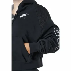Nike Air Women's Full-zip Flee Black/black/white