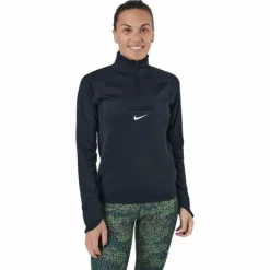 Nike Dri-fit Element Women's T Black/dk Smoke Grey/white