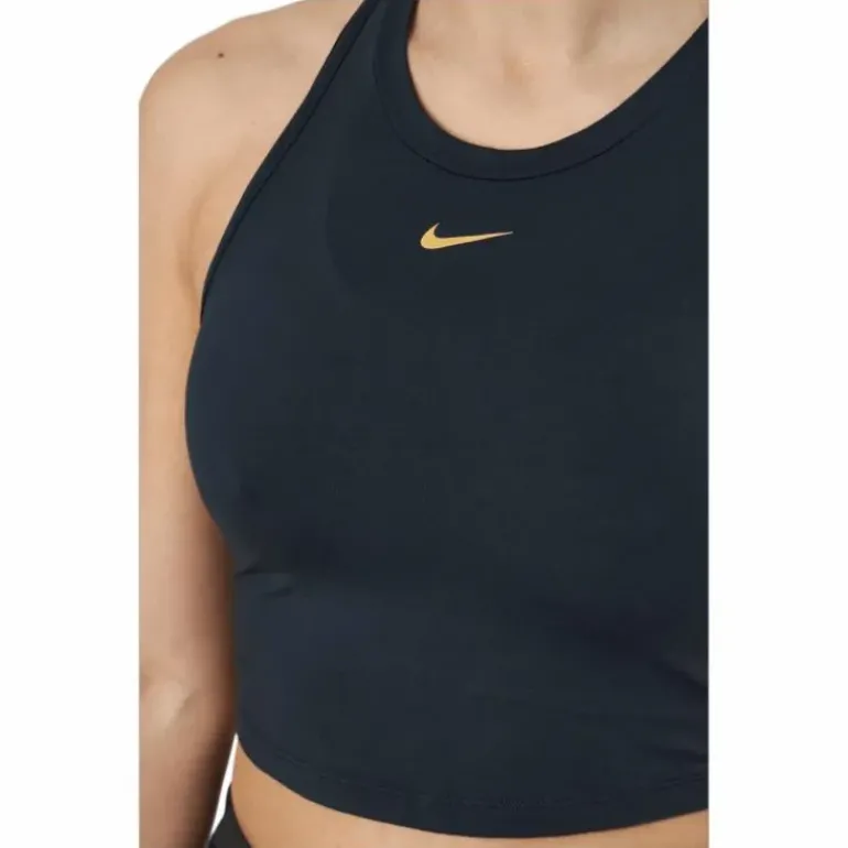 Nike Dri-fit One Luxe Women's Black/metallic Gold
