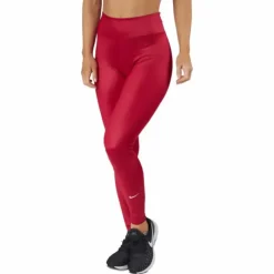 Nike Dri-fit One Women's Mid-r Mystic Hibiscus/white