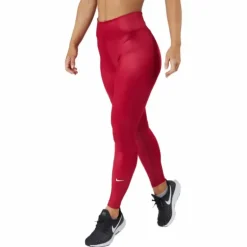 Nike Dri-fit One Women's Mid-r Mystic Hibiscus/white