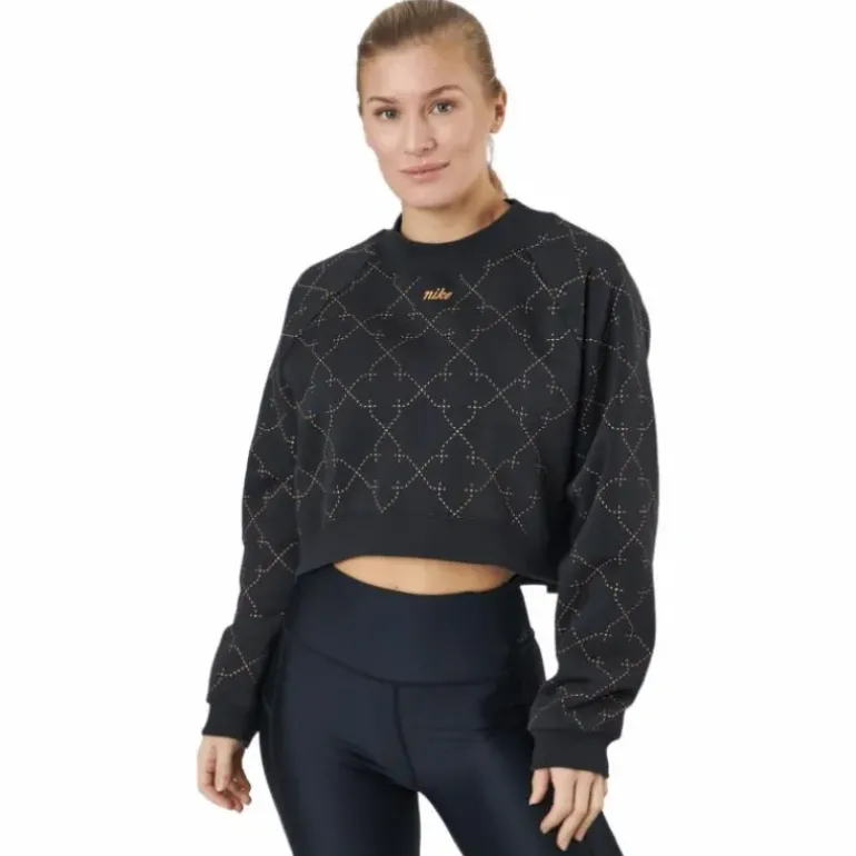 Nike Dri-fit Women's Novelty F Black/metallic Gold