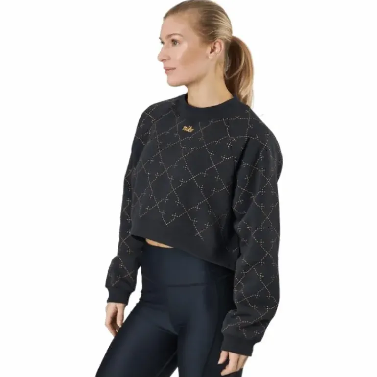 Nike Dri-fit Women's Novelty F Black/metallic Gold