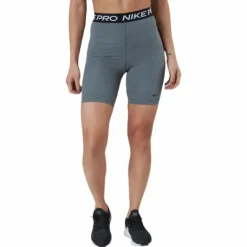 Nike Pro 365 Women's High-Rise 7" Shorts SMOKE GREY/HTR/BLACK/BLACK