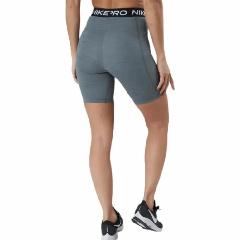 Nike Pro 365 Women's High-Rise 7" Shorts SMOKE GREY/HTR/BLACK/BLACK