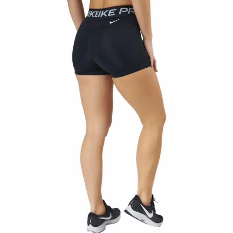 Nike Pro Dri-fit Women's 3" Gr Black/black/white