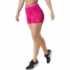 Nike Pro Dri-fit Women's 3" Hi Active Pink/white
