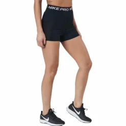 Nike Pro Dri-fit Women's 3" Hi Black/white