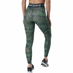 Nike Pro Dri-fit Women's Print Treeline/black/white