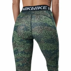 Nike Pro Dri-fit Women's Print Treeline/black/white