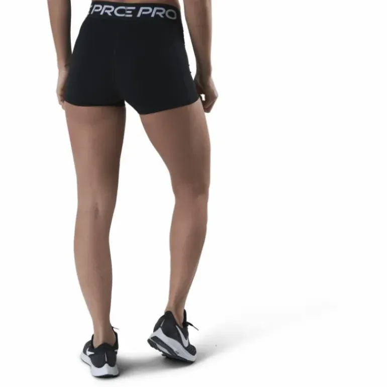 Nike Pro Women's 3" Shorts BLACK/WHITE