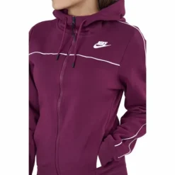 Nike Sportswear Women's Full-z Sangria/white