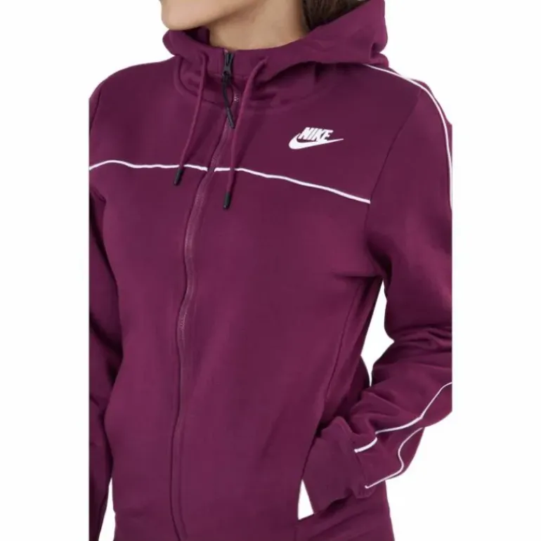 Nike Sportswear Women's Full-z Sangria/white