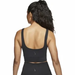 Nike Yoga Luxe Crop Top Black/Grey
