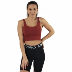 Nike Yoga Luxe Crop Top Orange