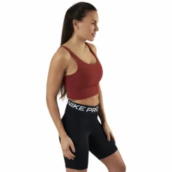 Nike Yoga Luxe Crop Top Orange