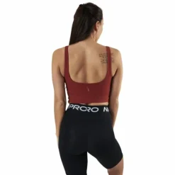 Nike Yoga Luxe Crop Top Orange
