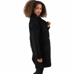 Nina Celeste Wool Coat Black