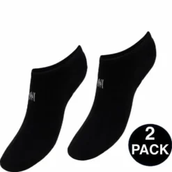 No Show Socks - Leo 2-Pack Black