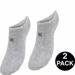 No Show Socks - Leo 2-Pack Grey