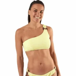 Nora Bikini Oneshoulder Top Yellow