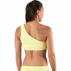 Nora Bikini Oneshoulder Top Yellow