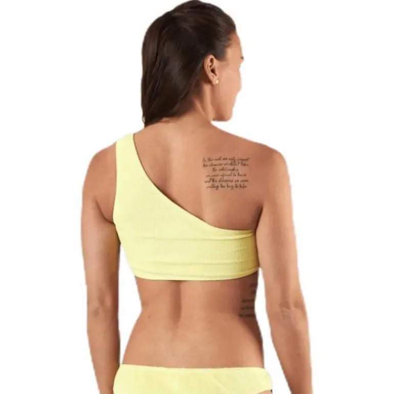 Nora Bikini Oneshoulder Top Yellow